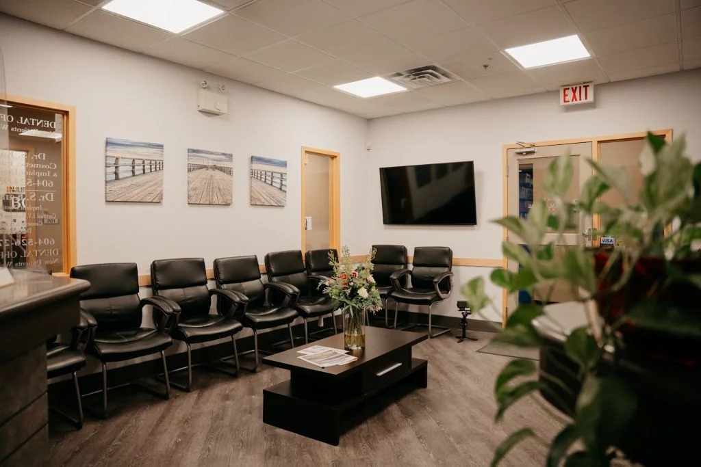 patient area at dental clinic in burnaby